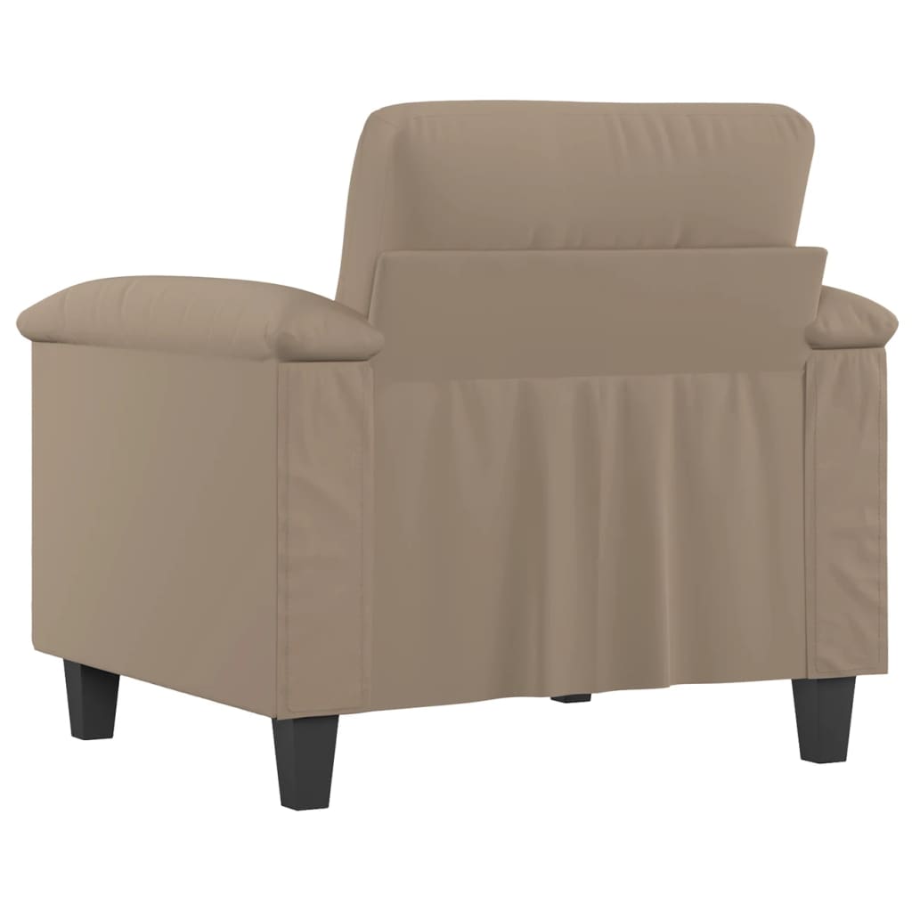 Chaise de canapé Taupe 60 cm Tissu microfibre - XIOS