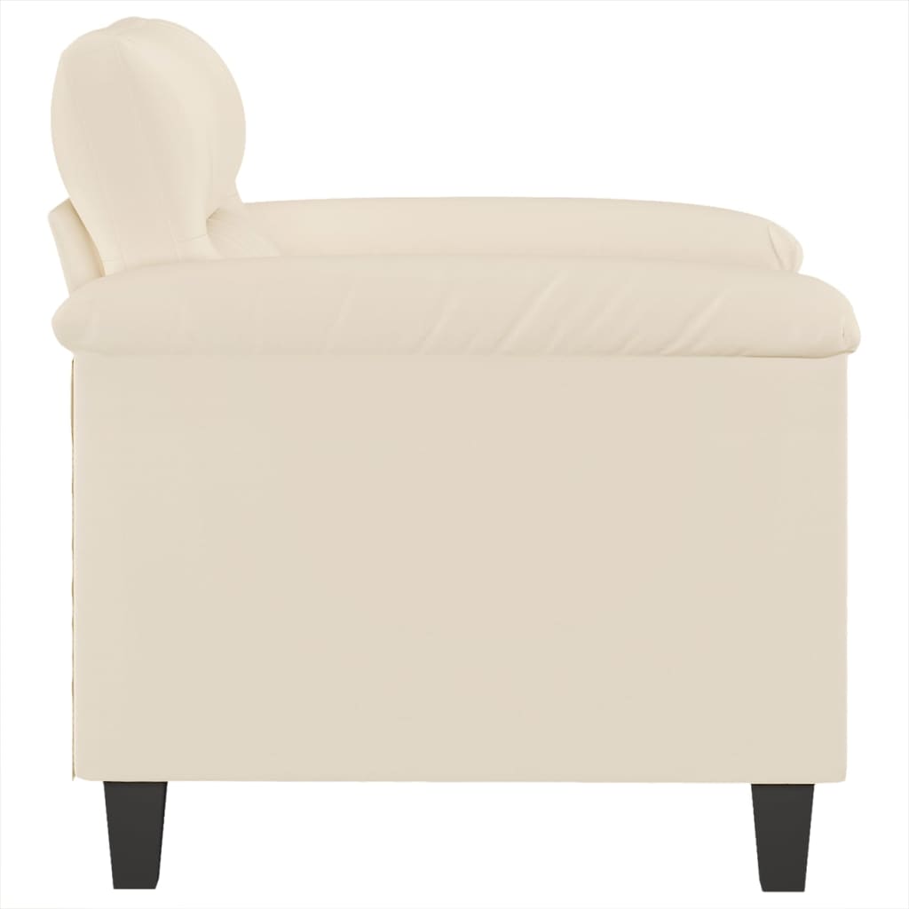Chaise de canapé beige 60 cm tissu microfibre - XIOS