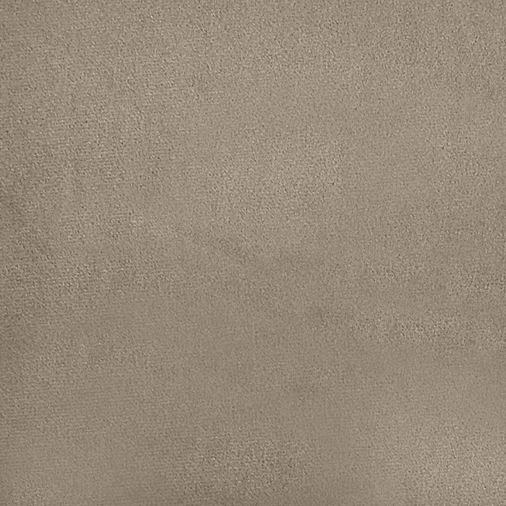 Canapé à 2 places Taupe 140 cm Tissu microfibre - XIOS