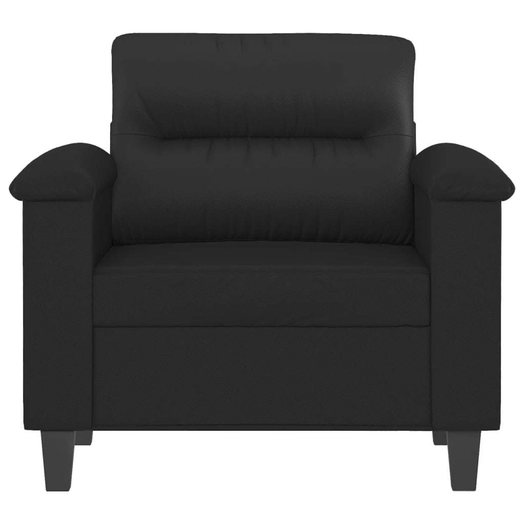 Fauteuil Noir 60 cm Similicuir - XIOS