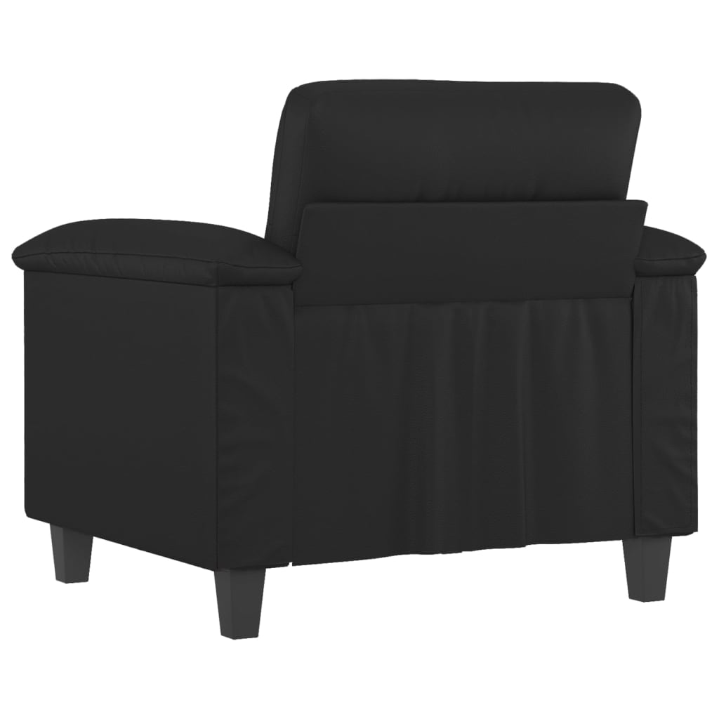 Fauteuil Noir 60 cm Similicuir - XIOS