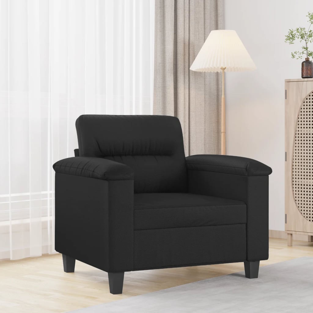 Fauteuil Noir 60 cm Similicuir - XIOS