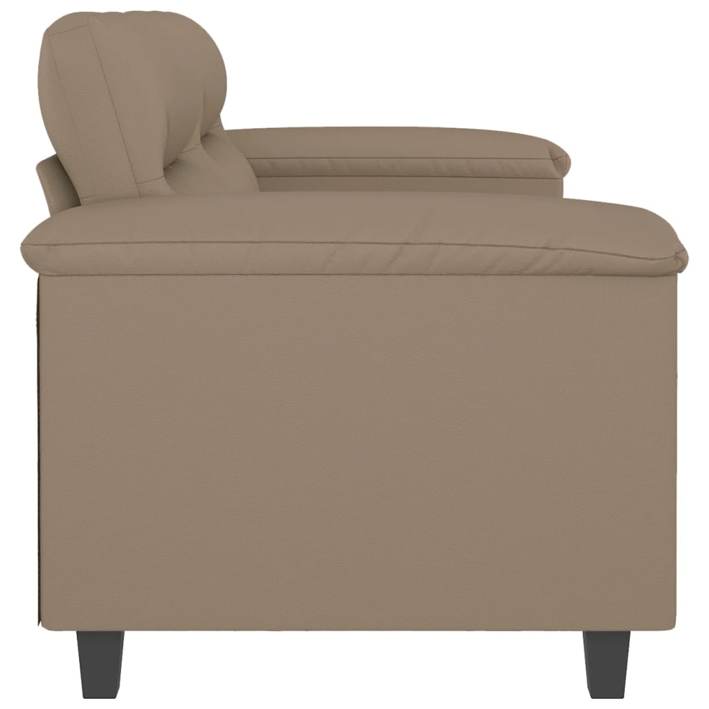 Canapé à 2 places Cappuccino 120 cm Similicuir - XIOS