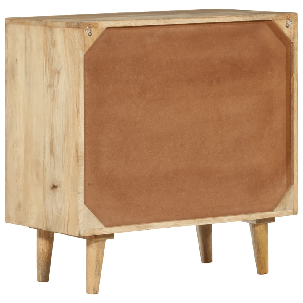 Armoire à tiroirs 70x35x70 cm bois massif de manguier