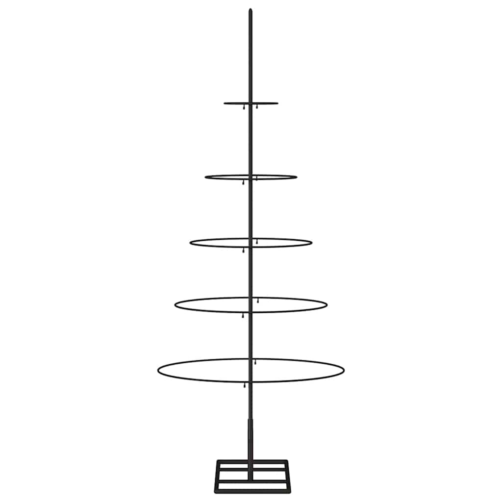 Arbre de Noël en métal pour décoration noir 125 cm - XIOS