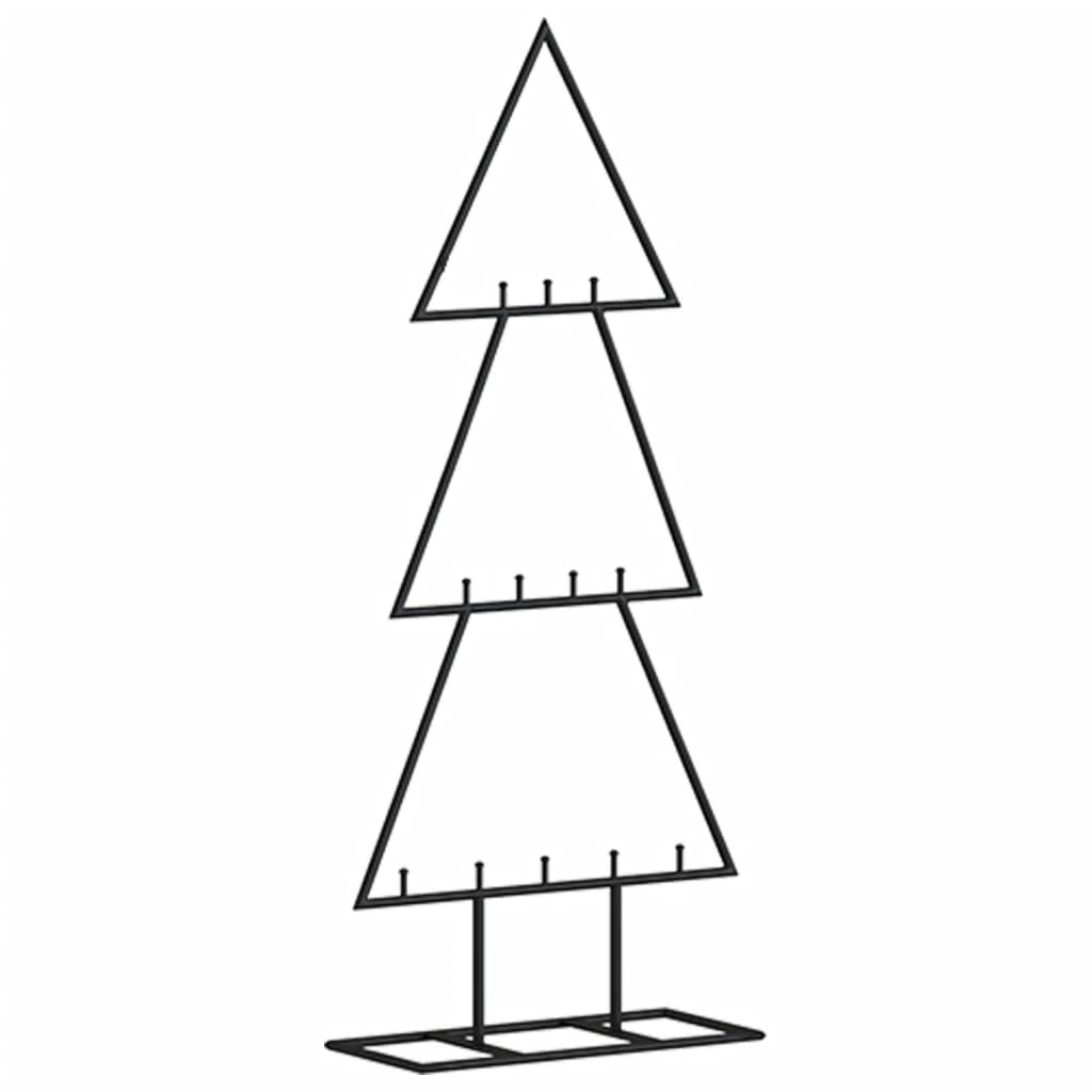 Arbre de Noël en métal pour décoration noir 60 cm - XIOS