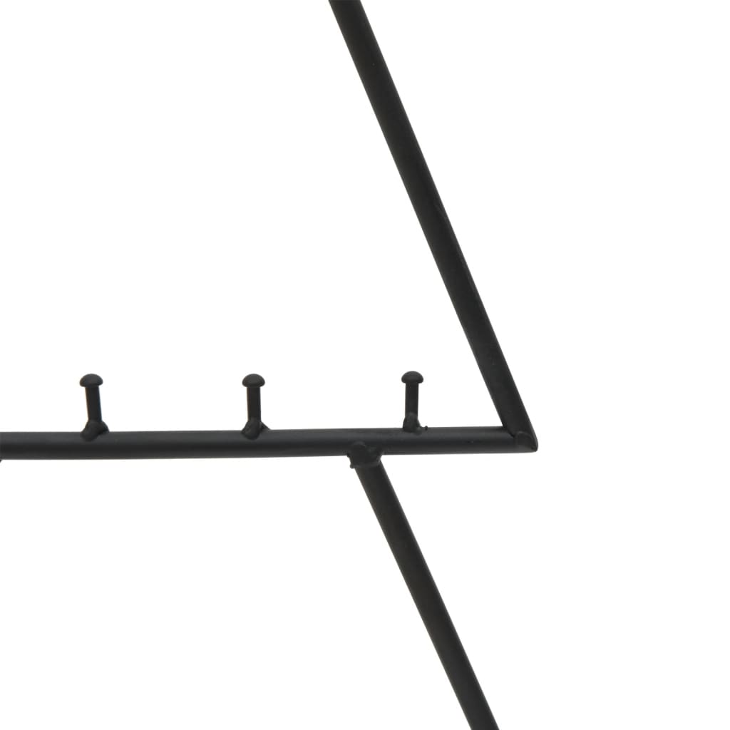 Arbre de Noël en métal pour décoration noir 60 cm - XIOS