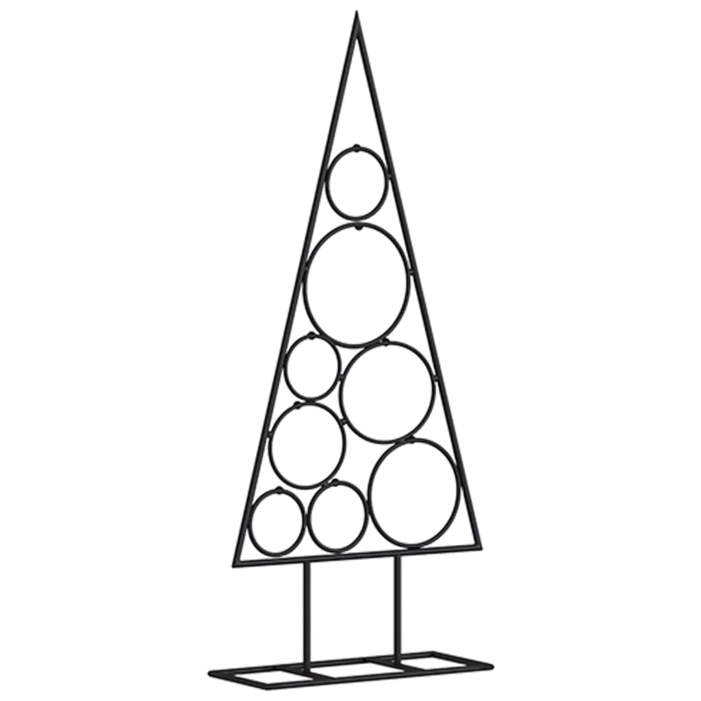 Arbre de Noël en métal pour décoration noir 60 cm - XIOS