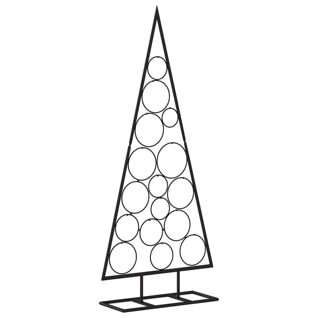 Arbre de Noël en métal pour décoration noir 125 cm - XIOS