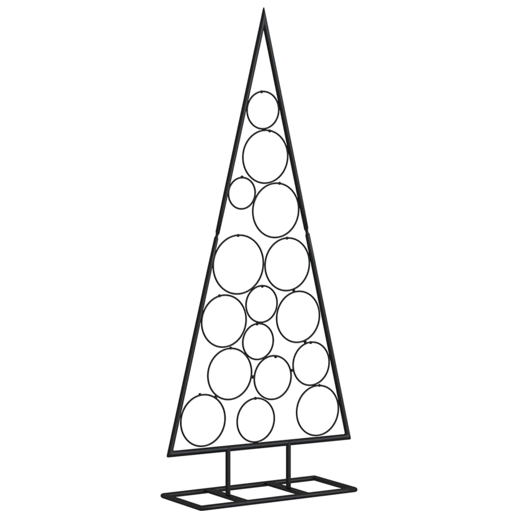 Arbre de Noël en métal pour décoration noir 125 cm - XIOS