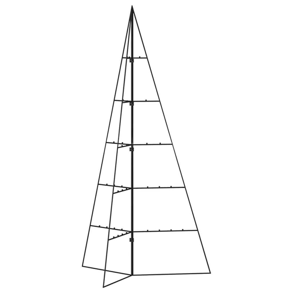 Arbre de Noël en métal pour décoration noir 100 cm - XIOS