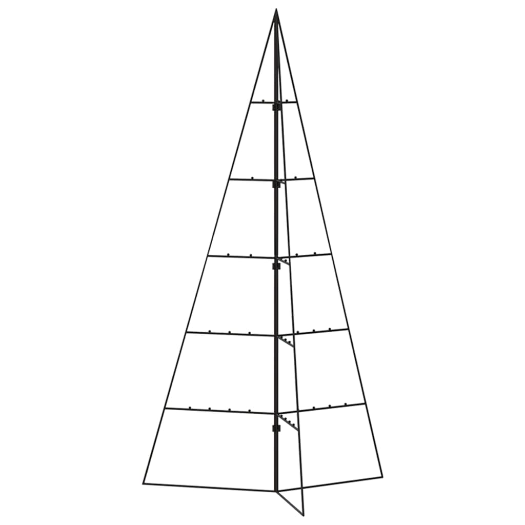 Arbre de Noël en métal pour décoration noir 100 cm - XIOS