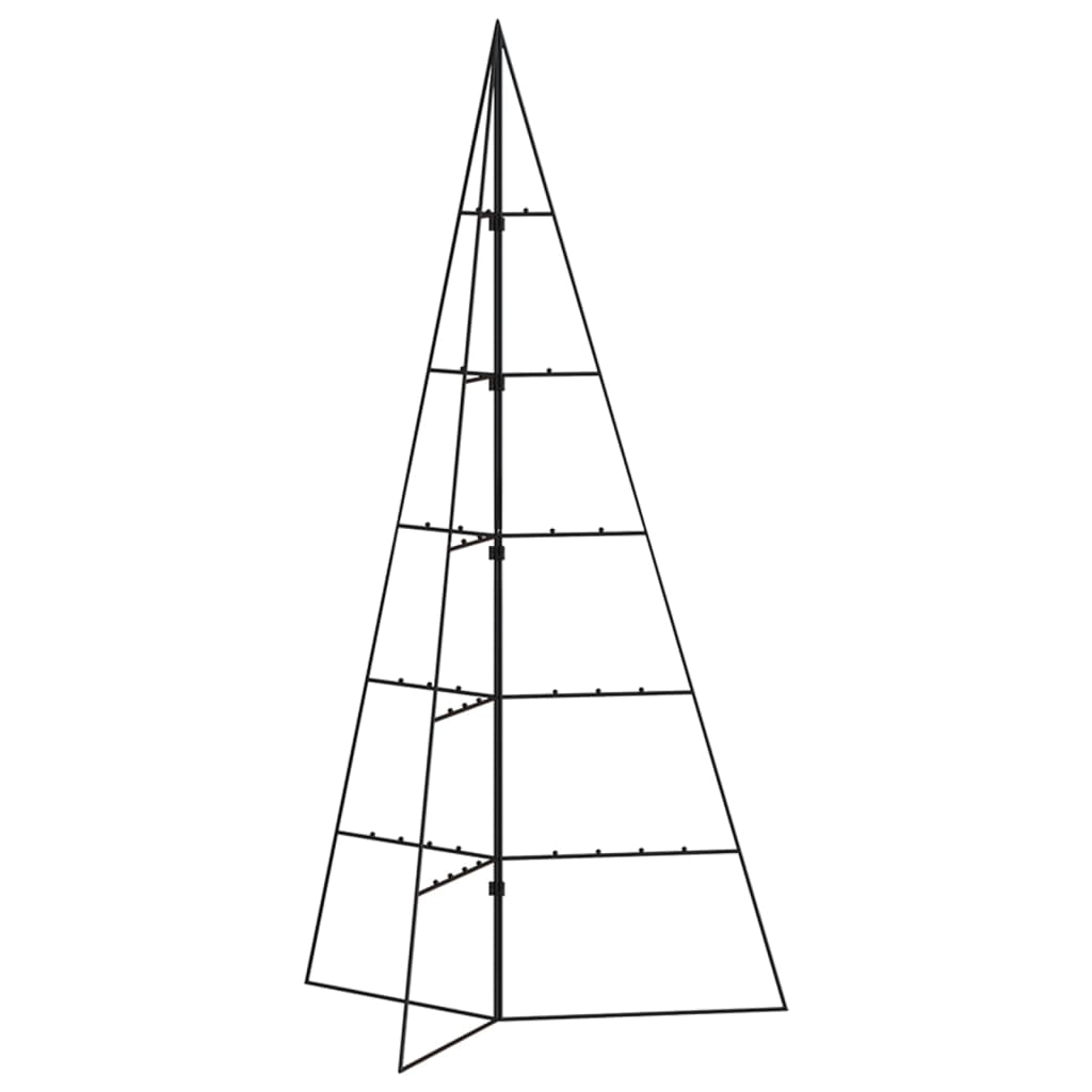 Arbre de Noël en métal pour décoration noir 100 cm - XIOS