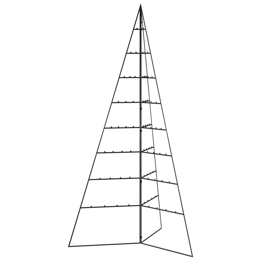 Arbre de Noël en métal pour décoration noir 180 cm - XIOS