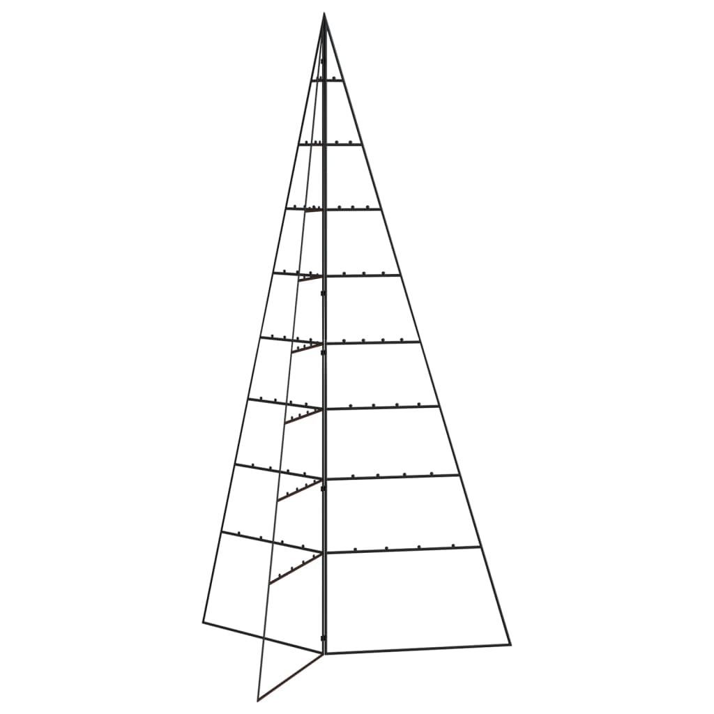 Arbre de Noël en métal pour décoration noir 180 cm - XIOS