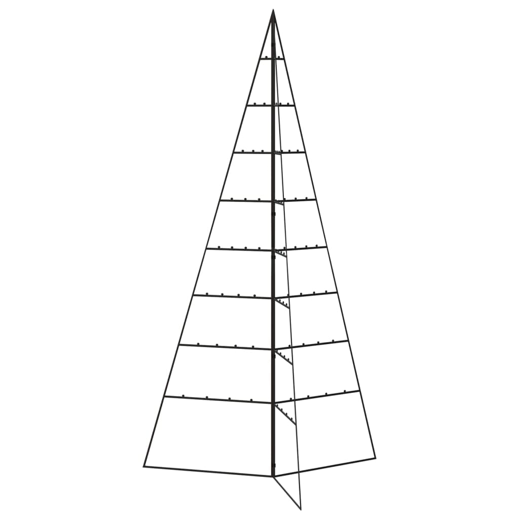 Arbre de Noël en métal pour décoration noir 180 cm - XIOS