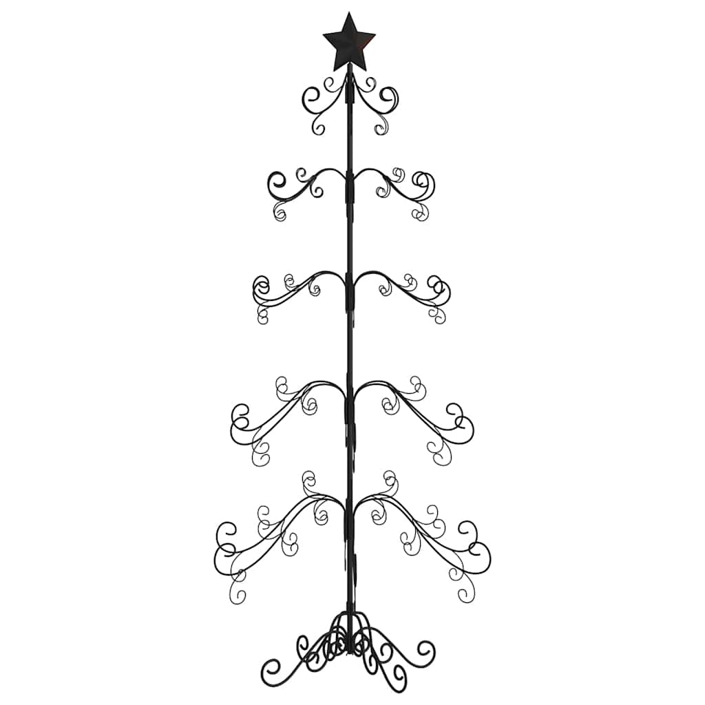 Arbre de Noël en métal pour décoration noir 150 cm - XIOS