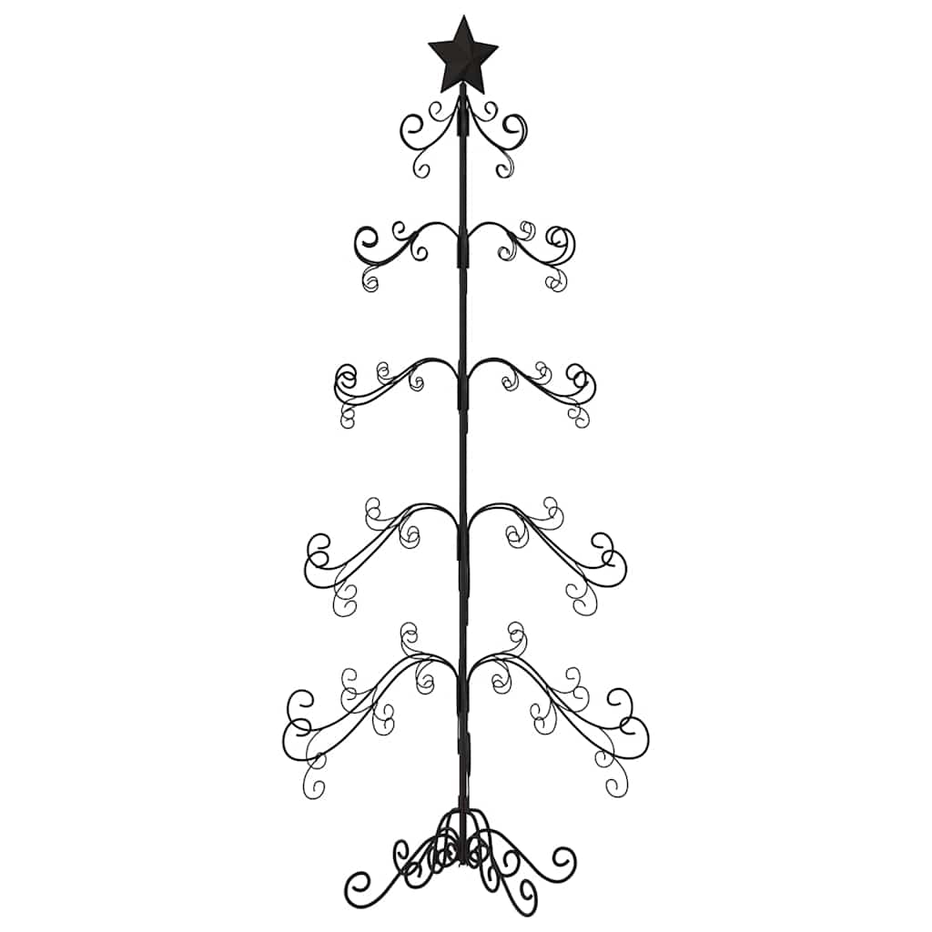Arbre de Noël en métal pour décoration noir 150 cm - XIOS