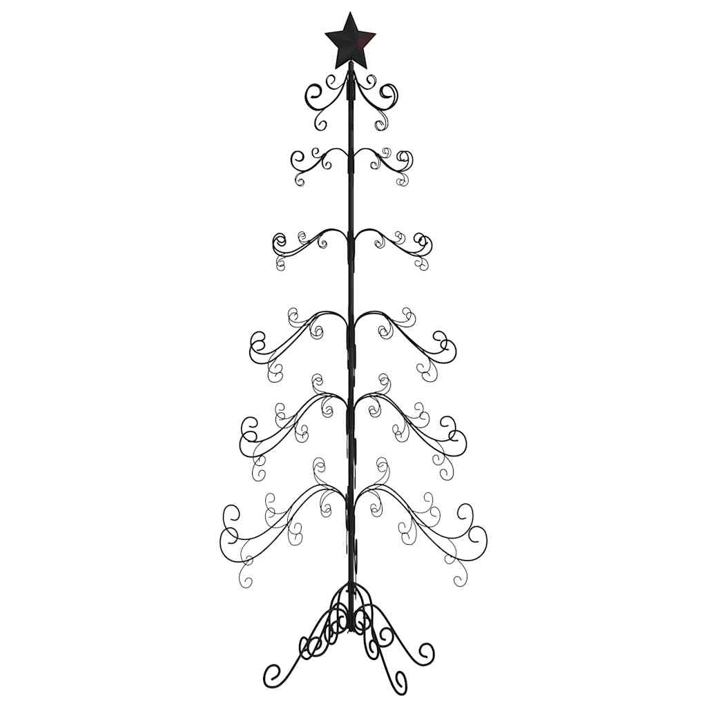 Arbre de Noël en métal pour décoration noir 180 cm - XIOS