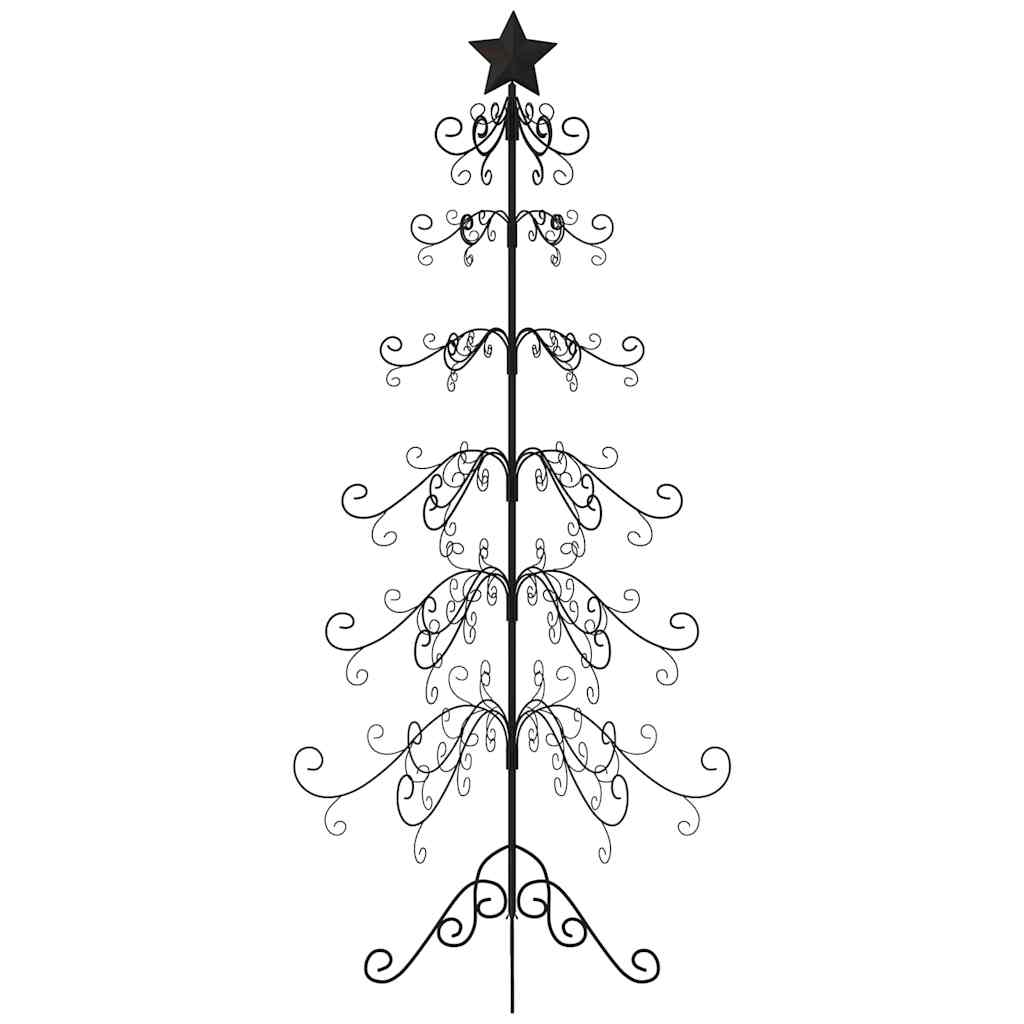 Arbre de Noël en métal pour décoration noir 180 cm - XIOS
