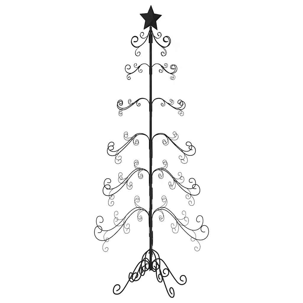 Arbre de Noël en métal pour décoration noir 180 cm - XIOS