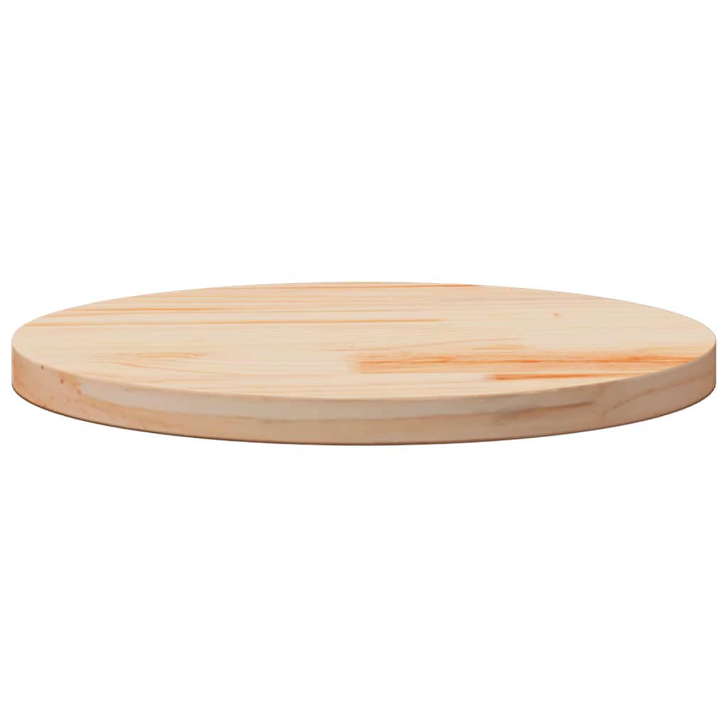 Dessus de table rond Ø50x3 cm bois de pin massif - XIOS