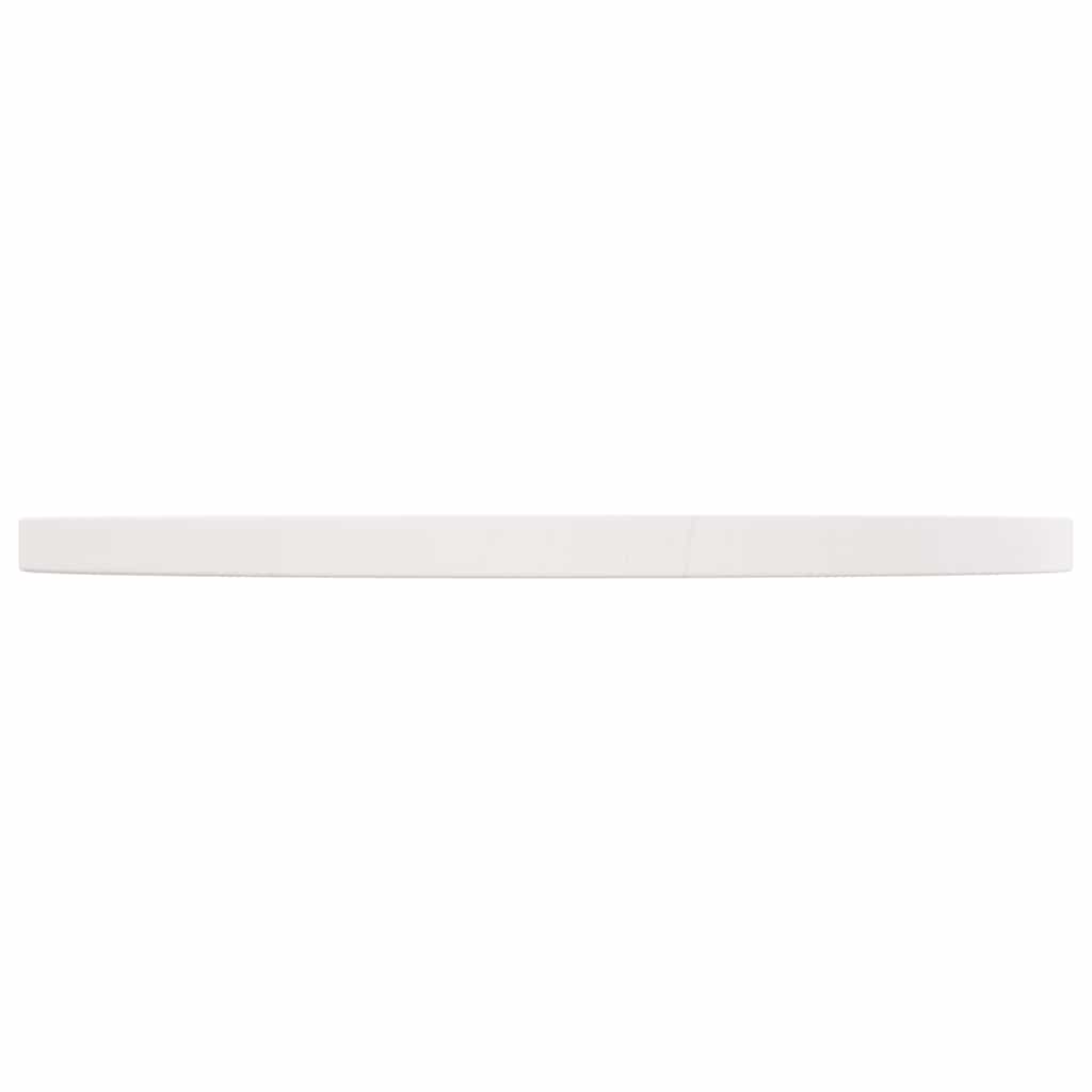 Dessus de table rond blanc Ø50x3 cm bois de pin massif - XIOS
