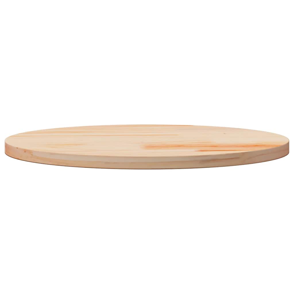 Dessus de table rond Ø60x3 cm bois de pin massif - XIOS