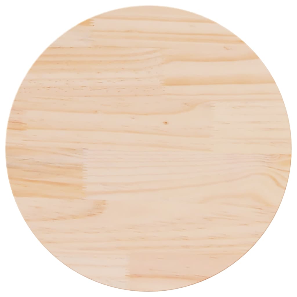 Dessus de table rond Ø70x3 cm bois de pin massif - XIOS