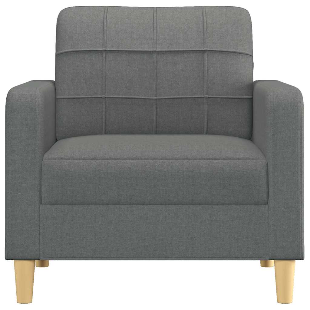 Fauteuil Gris foncé 60 cm Tissu - XIOS