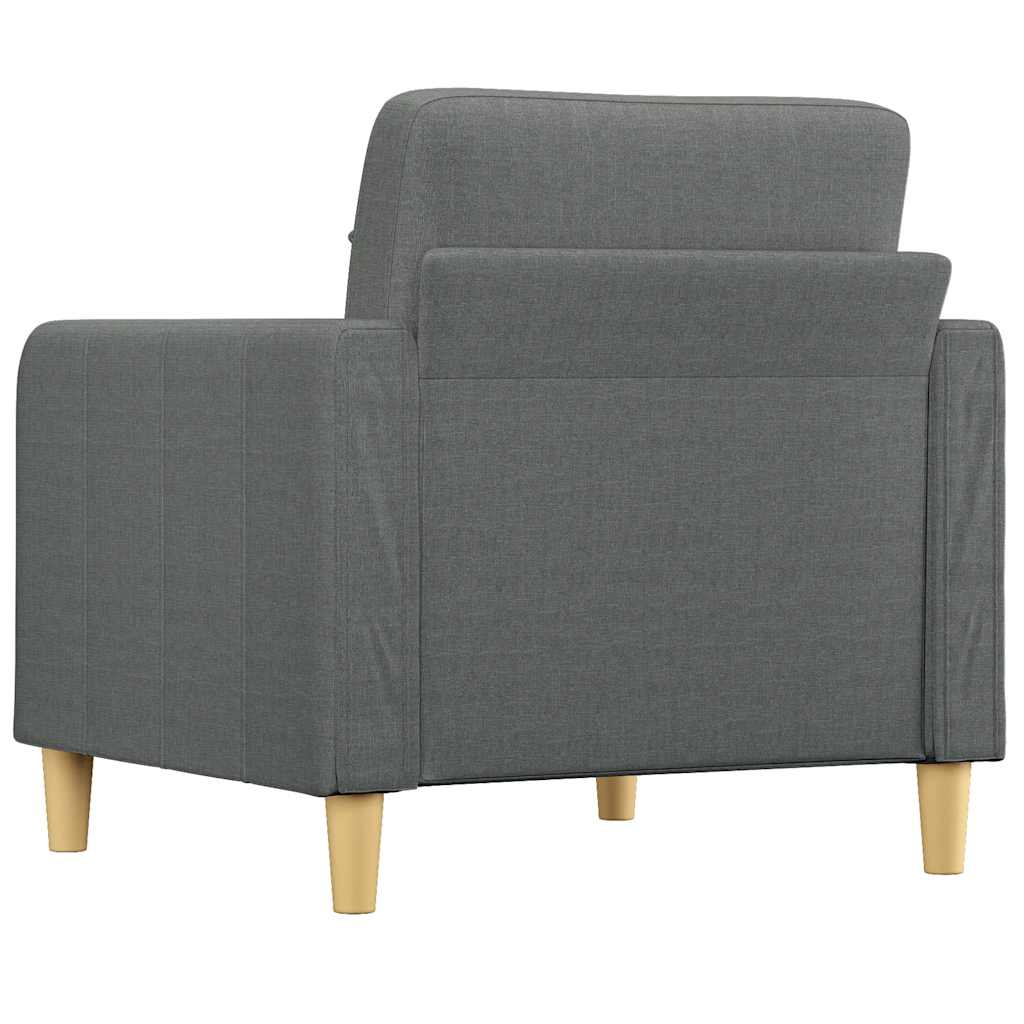 Fauteuil Gris foncé 60 cm Tissu - XIOS