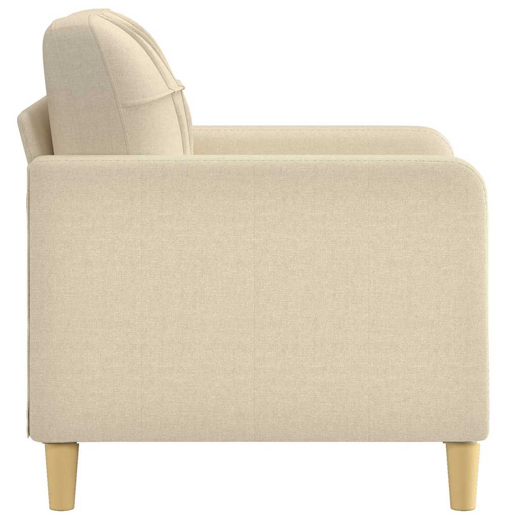 Fauteuil Crème 60 cm Tissu - XIOS