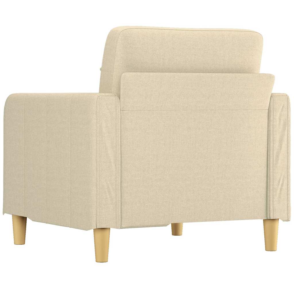 Fauteuil Crème 60 cm Tissu - XIOS
