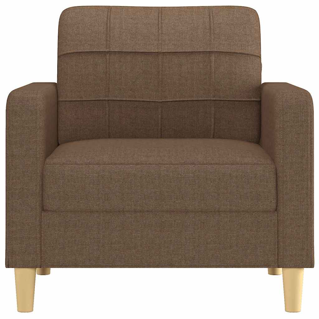 Fauteuil Marron 60 cm Tissu - XIOS