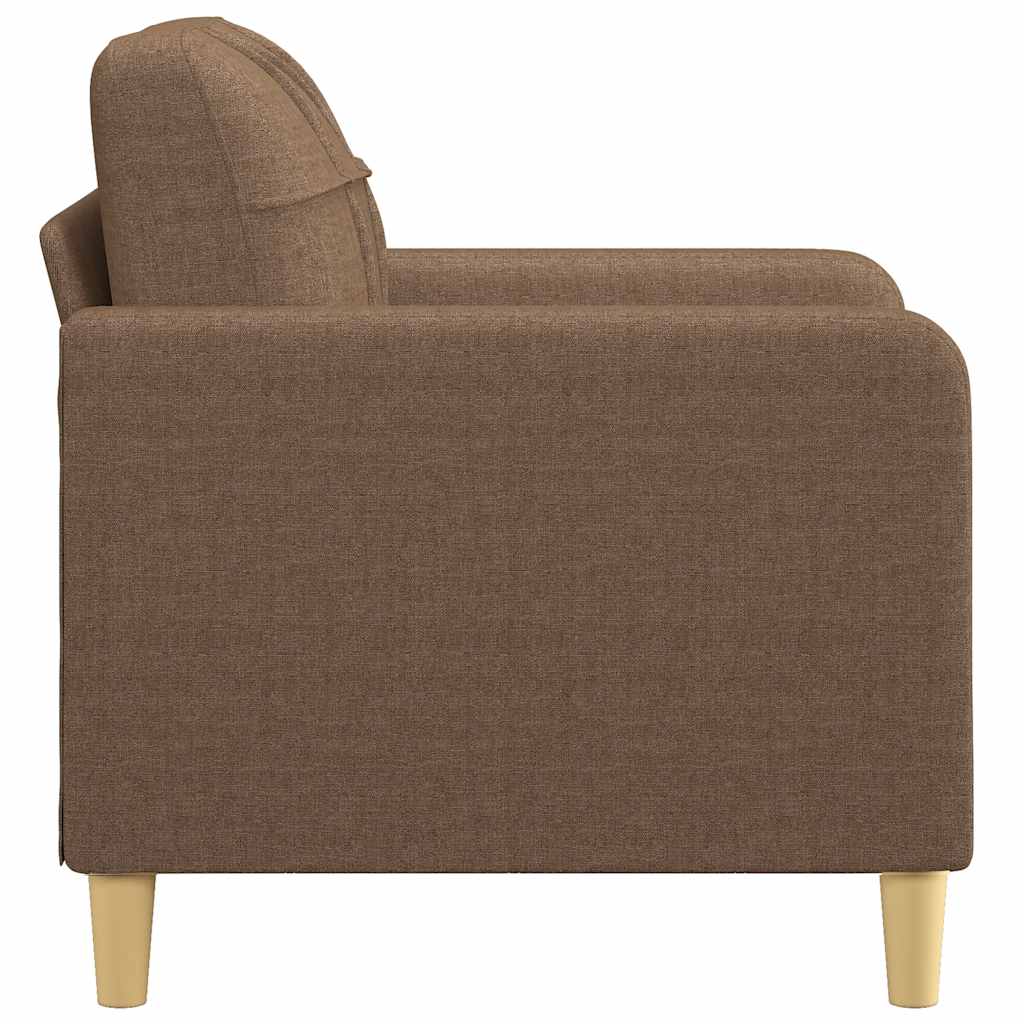 Fauteuil Marron 60 cm Tissu - XIOS