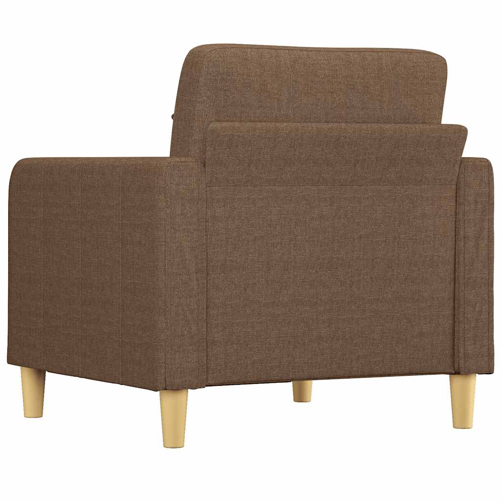 Fauteuil Marron 60 cm Tissu - XIOS