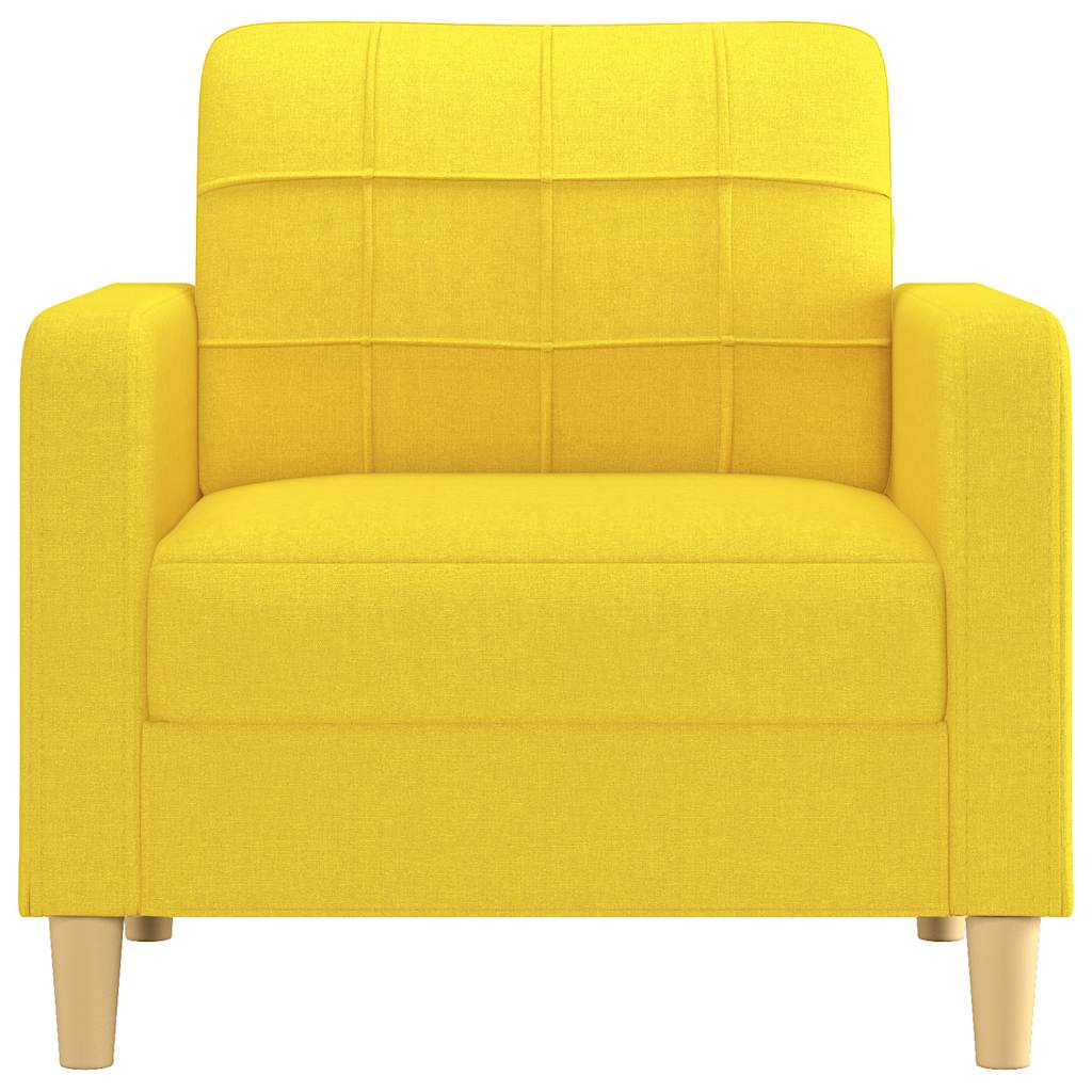Fauteuil Jaune clair 60 cm Tissu - XIOS