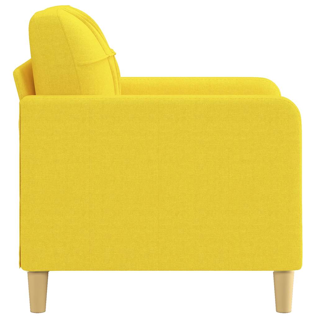 Fauteuil Jaune clair 60 cm Tissu - XIOS