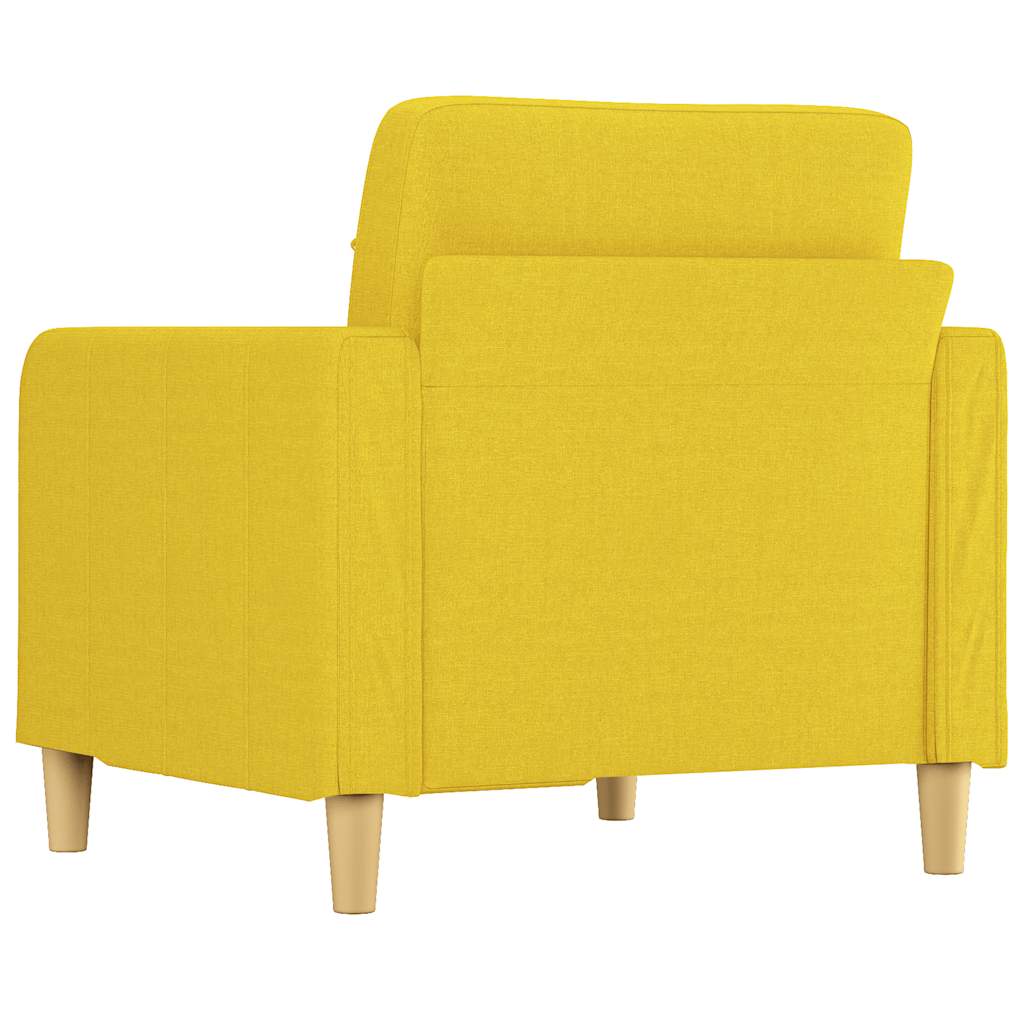 Fauteuil Jaune clair 60 cm Tissu - XIOS