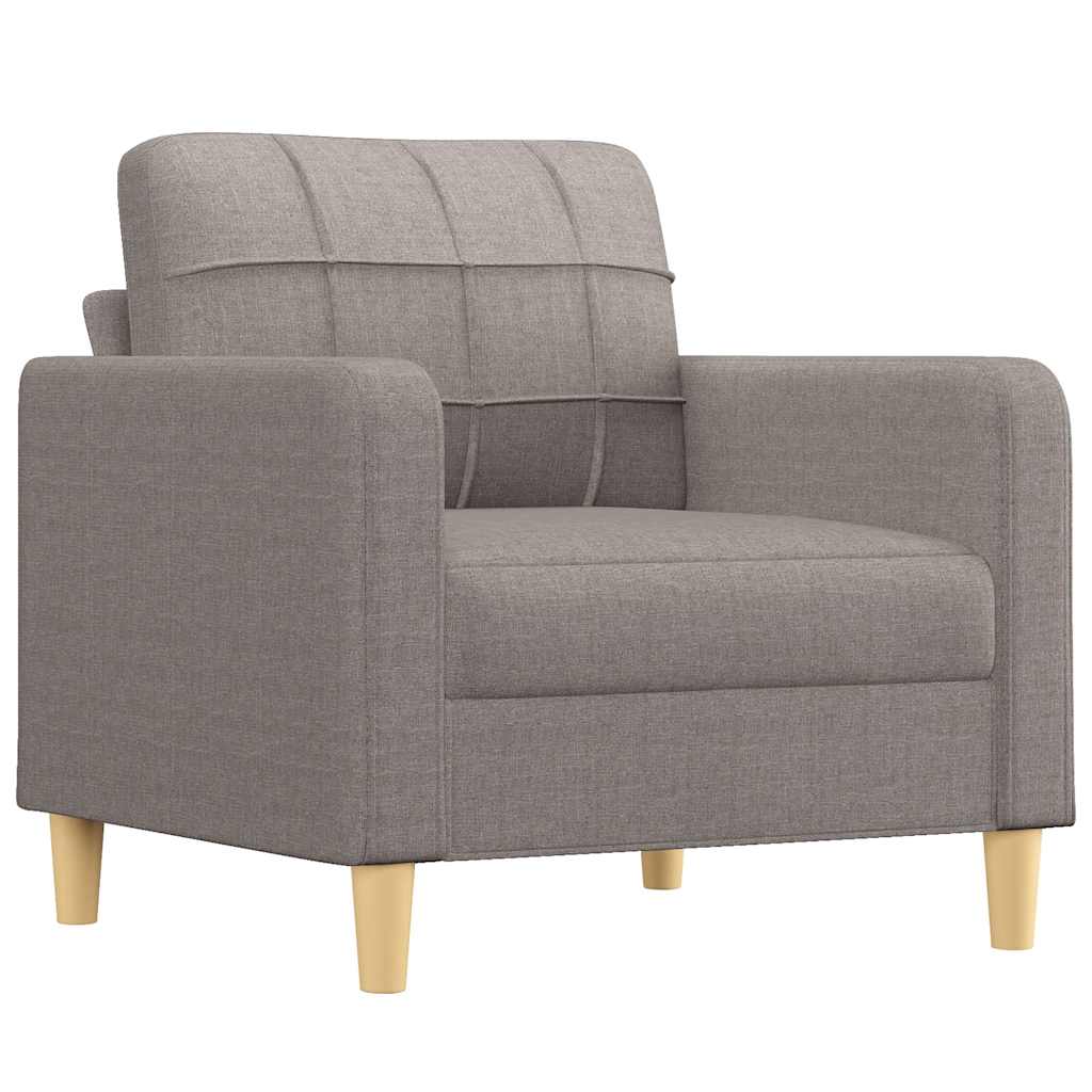 Fauteuil Taupe 60 cm Tissu - XIOS