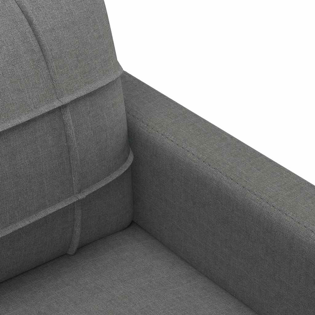Canapé à 3 places Gris foncé 180 cm Tissu - XIOS
