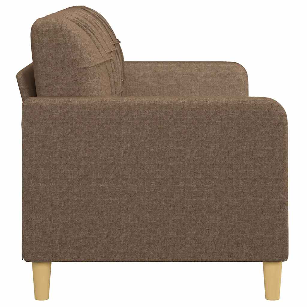 Canapé à 3 places Marron 180 cm Tissu - XIOS