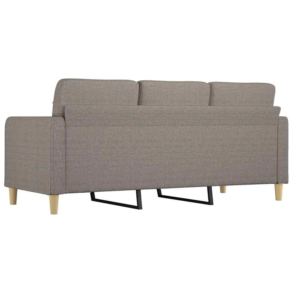 Canapé à 3 places Taupe 180 cm Tissu - XIOS
