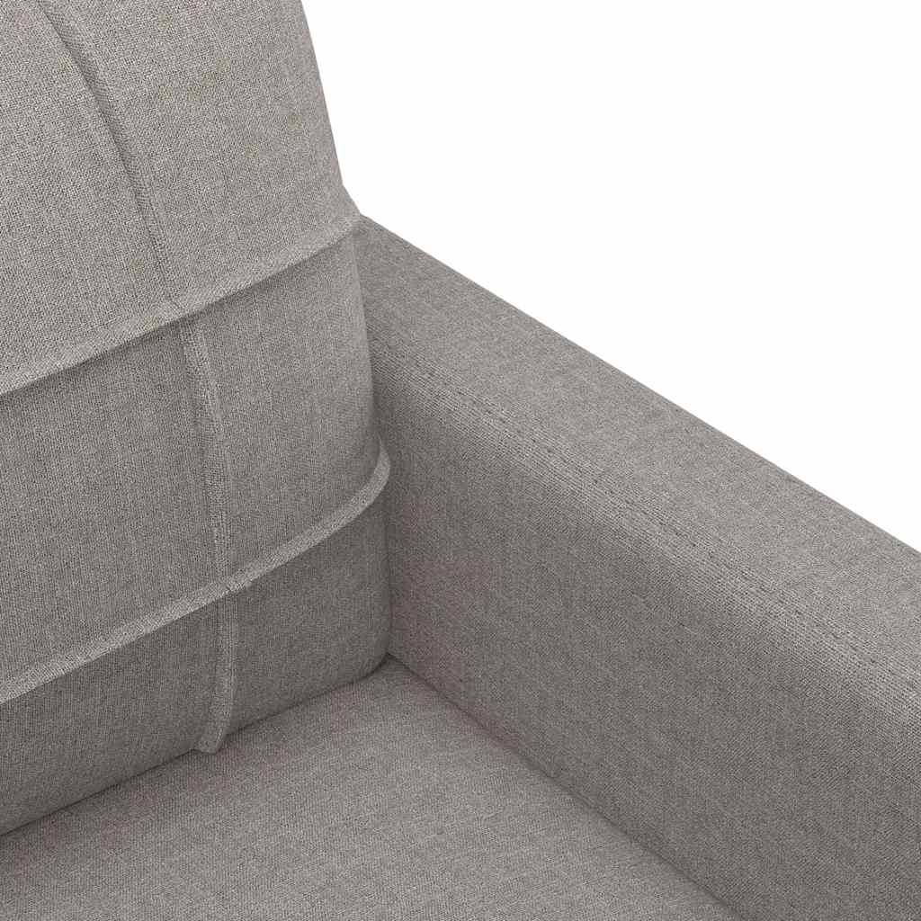 Canapé à 3 places Taupe 180 cm Tissu - XIOS