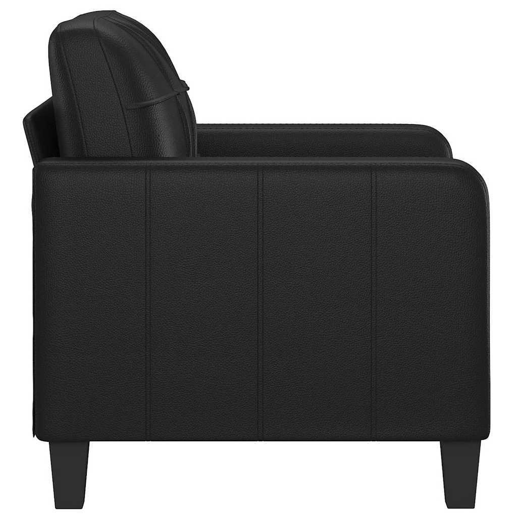 Fauteuil Noir 60 cm Similicuir - XIOS