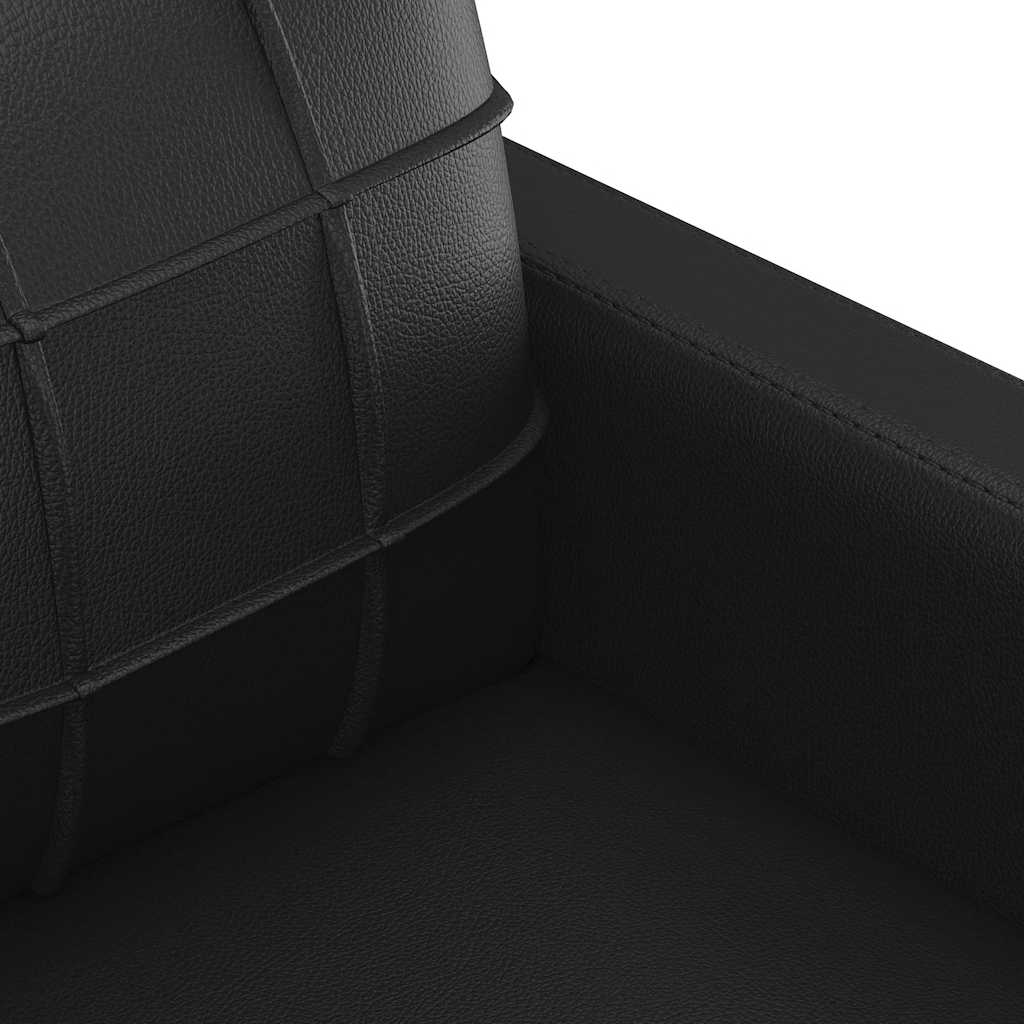 Fauteuil Noir 60 cm Similicuir - XIOS