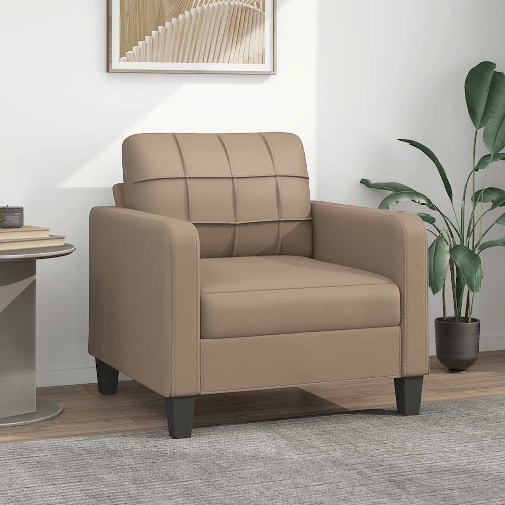 Fauteuil Cappuccino 60 cm Similicuir - XIOS