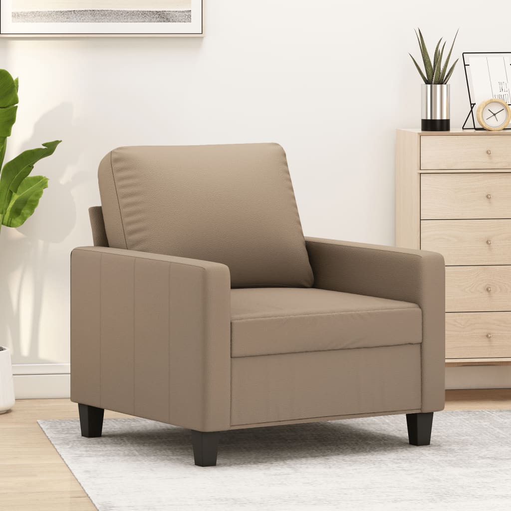 Fauteuil Cappuccino 60 cm Similicuir - XIOS