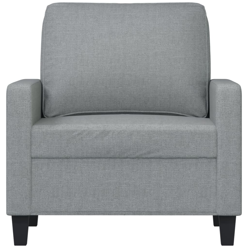 Fauteuil Gris clair 60 cm Tissu - XIOS