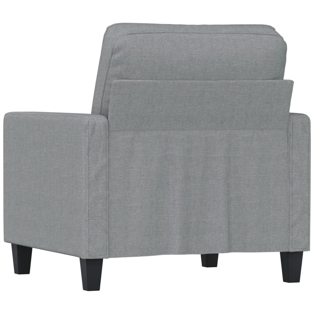 Fauteuil Gris clair 60 cm Tissu - XIOS